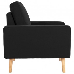 Fauteuil Noir Tissu