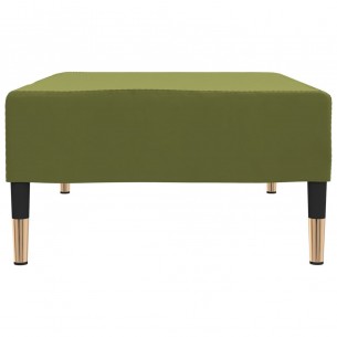 Repose-pied Vert clair 78x56x32 cm Velours