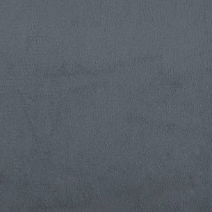 Canapé-lit en forme de L gris 271x140x70 cm velours