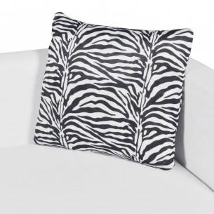 Jeu de canapé à 2 places et à 3 places Cuir synthétique Blanc
