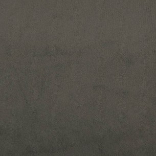 Repose-pied Gris foncé 60x60x36 cm Velours