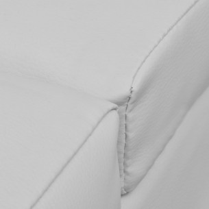Chaise longue Blanc Similicuir