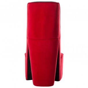 Chaise en forme de talon haut Rouge Velours Chaise en forme de talon haut Rouge Velours