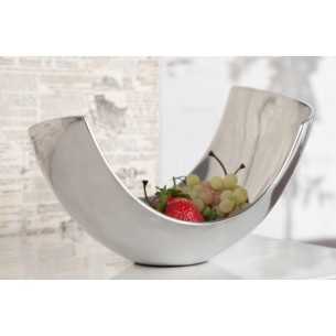 Corbeille de fruit 25 cm en aluminium argenté Corbeille de fruit 25 cm en aluminium argenté