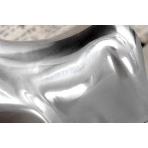Presse-Papier design taureau en aluminium argenté Presse-Papier design taureau en aluminium argenté