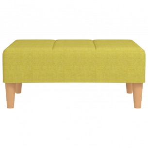 Repose-pied Vert 78x56x32 cm Tissu