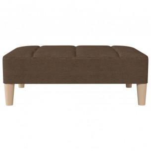 Repose-pied Marron 78x56x32 cm Tissu