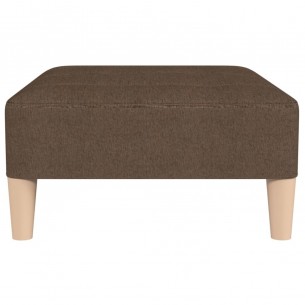 Repose-pied Marron 78x56x32 cm Tissu