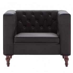 Fauteuil Noir Velours