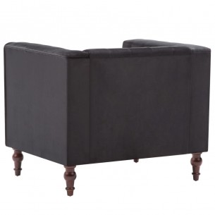 Fauteuil Noir Velours