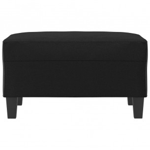 Repose-pied Noir 70x55x41 cm Similicuir