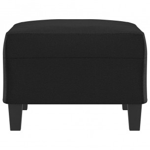 Repose-pied Noir 70x55x41 cm Similicuir