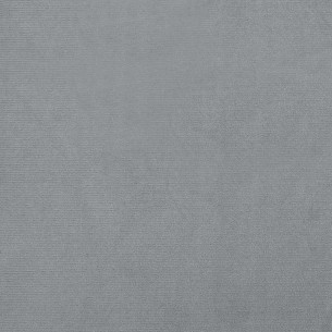 Fauteuil cabriolet avec repose-pied gris foncé velours
