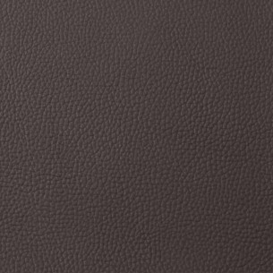 Fauteuil inclinable marron foncé cuir véritable