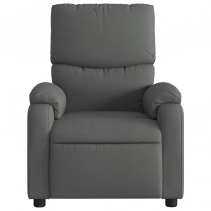 Fauteuil inclinable Gris foncé Tissu