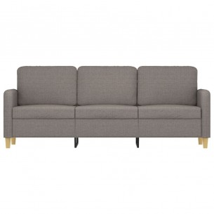 Canapé à 3 places Taupe 180 cm Tissu