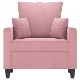 Fauteuil Rose 60 cm Velours