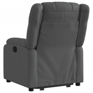 Fauteuil inclinable Gris foncé Tissu