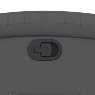 Fauteuil inclinable de massage Gris Similicuir