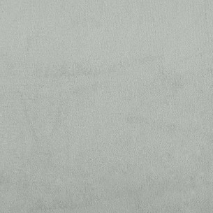 Canapé 2 places avec oreillers gris clair 140 cm velours
