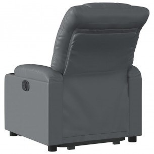 Fauteuil inclinable Gris Similicuir