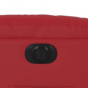 Fauteuil inclinable électrique Rouge Similicuir