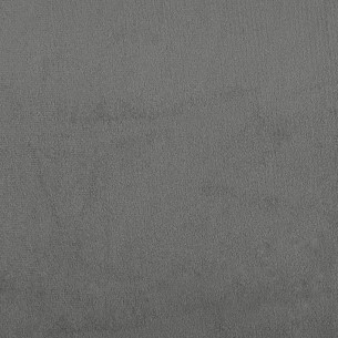 Canapé 2 places avec oreillers gris foncé 140 cm