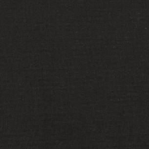 Canapé à 2 places Noir 140 cm Tissu