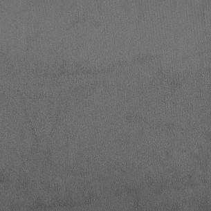 Canapé 2 places avec oreillers gris foncé 120 cm