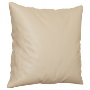 Ensemble de canapés 2 pcs avec coussins Crème Tissu microfibre
