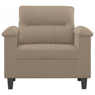 Chaise de canapé Taupe 60 cm Tissu microfibre