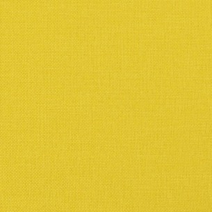 Ensemble de canapés 2 pcs avec coussins Jaune clair Tissu