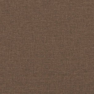 Ensemble de canapés 2 pcs avec coussins Marron Tissu