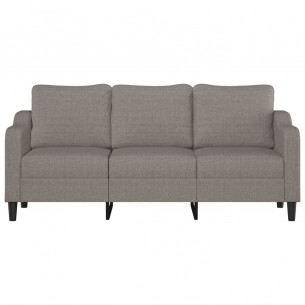 Canapé à 3 places Taupe 180 cm Tissu