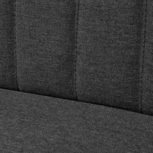 Canapé 117 x 55,5 x 77 cm Tissu Gris foncé
