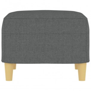 Repose-pied Gris foncé 60x50x41 cm Tissu