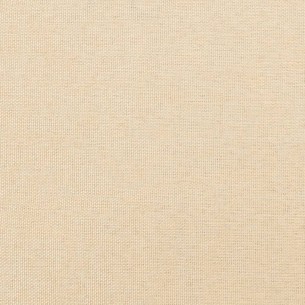 Repose-pied Crème 78x56x32 cm Tissu