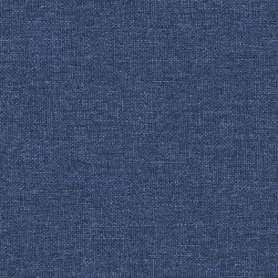 Repose-pied Bleu 60x60x36 cm Tissu et similicuir