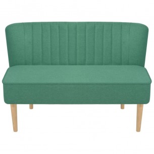 Canapé 117 x 55,5 x 77 cm Tissu Vert