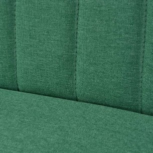 Canapé 117 x 55,5 x 77 cm Tissu Vert