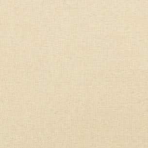 Repose-pied Crème 78x56x32 cm Tissu