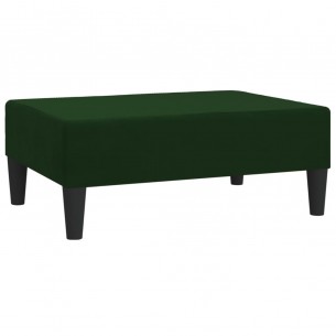 Repose-pied Vert foncé 78x56x32 cm Velours