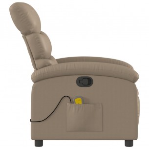 Fauteuil de massage inclinable Cappuccino Similicuir