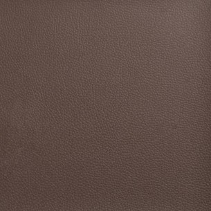 Fauteuil inclinable de massage repose-pieds marron similicuir