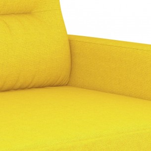 Fauteuil Jaune clair 60 cm Tissu