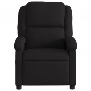Fauteuil inclinable Noir Tissu