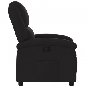 Fauteuil inclinable Noir Tissu