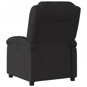 Fauteuil inclinable Noir Tissu