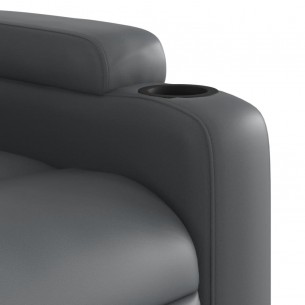 Fauteuil inclinable Gris Similicuir