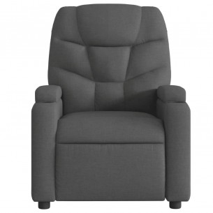 Fauteuil inclinable Gris foncé Tissu